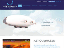 Tablet Screenshot of aerovehicles.net